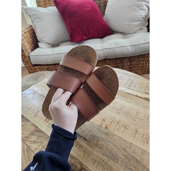 REEF Brown Cushion Vista Hi Platform Sandals Women's Size 8 - Picture 6 of 12